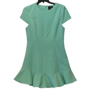 Do+Be Dress Size Medium‎ Mint Green Ruffle & Zip Back